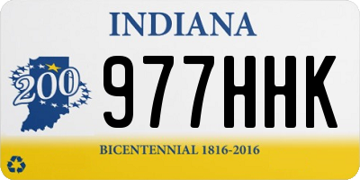 IN license plate 977HHK