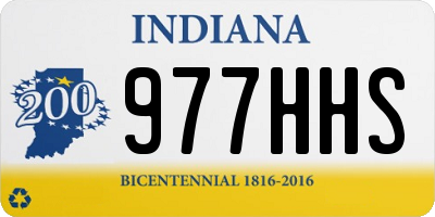 IN license plate 977HHS