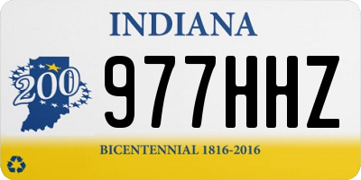 IN license plate 977HHZ
