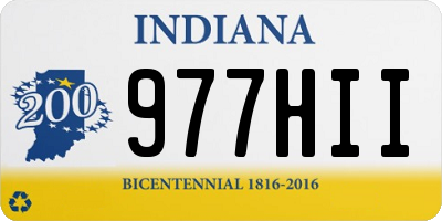 IN license plate 977HII