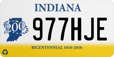 IN license plate 977HJE