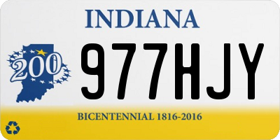 IN license plate 977HJY