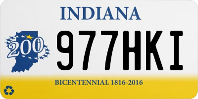 IN license plate 977HKI
