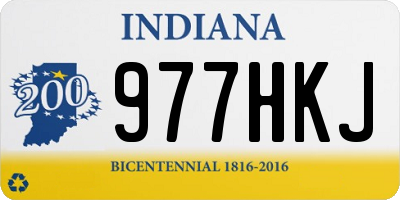 IN license plate 977HKJ