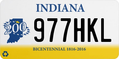 IN license plate 977HKL