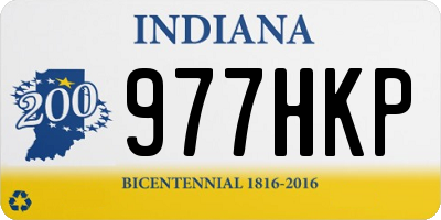IN license plate 977HKP