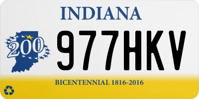IN license plate 977HKV