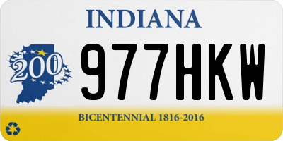 IN license plate 977HKW