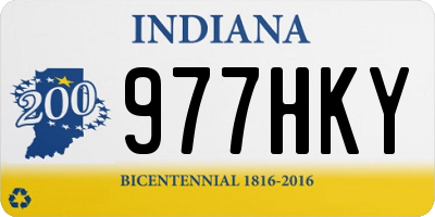IN license plate 977HKY