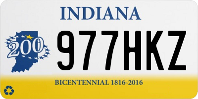 IN license plate 977HKZ