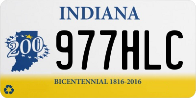 IN license plate 977HLC