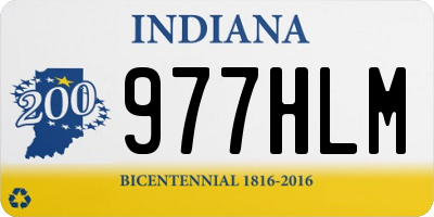 IN license plate 977HLM