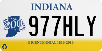 IN license plate 977HLY