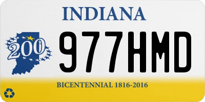 IN license plate 977HMD