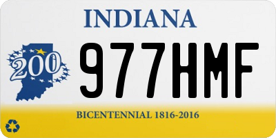 IN license plate 977HMF