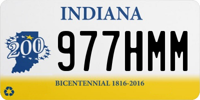 IN license plate 977HMM