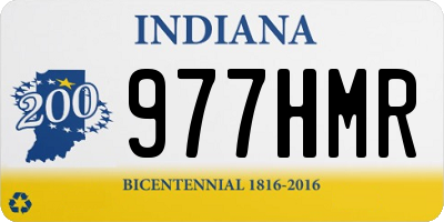 IN license plate 977HMR