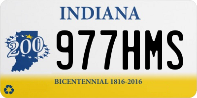 IN license plate 977HMS