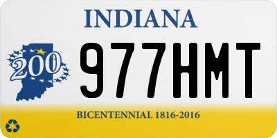 IN license plate 977HMT