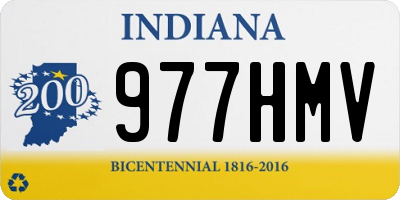 IN license plate 977HMV