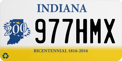 IN license plate 977HMX