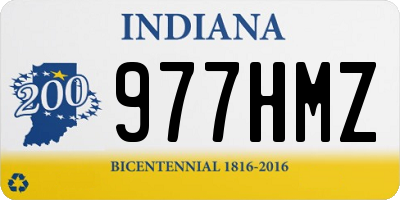 IN license plate 977HMZ