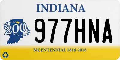 IN license plate 977HNA
