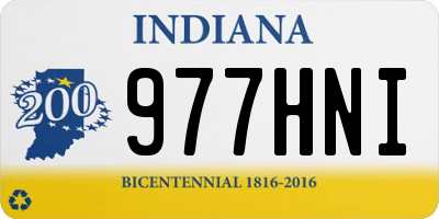 IN license plate 977HNI