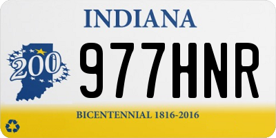 IN license plate 977HNR