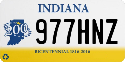 IN license plate 977HNZ