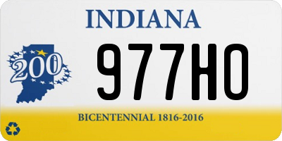 IN license plate 977HO