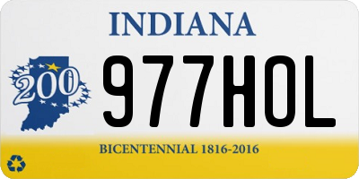 IN license plate 977HOL