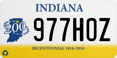 IN license plate 977HOZ