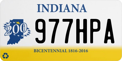 IN license plate 977HPA