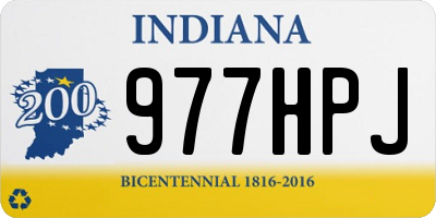 IN license plate 977HPJ