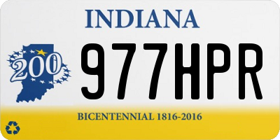 IN license plate 977HPR
