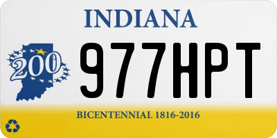 IN license plate 977HPT