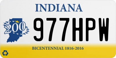 IN license plate 977HPW