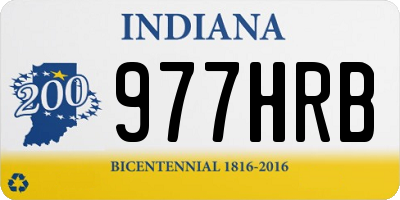 IN license plate 977HRB