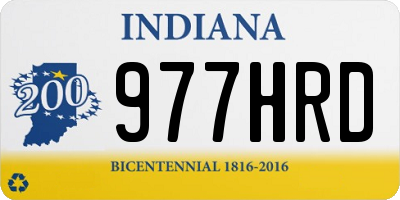 IN license plate 977HRD