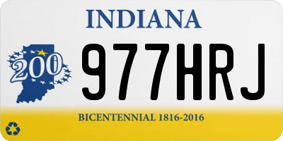 IN license plate 977HRJ