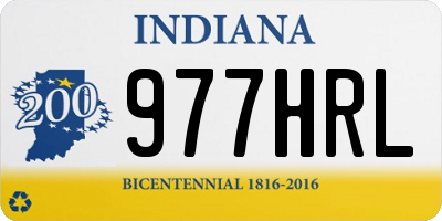 IN license plate 977HRL