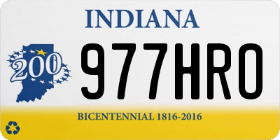 IN license plate 977HRO