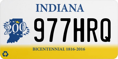 IN license plate 977HRQ