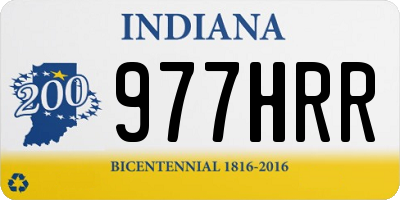IN license plate 977HRR