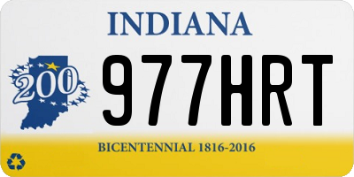 IN license plate 977HRT