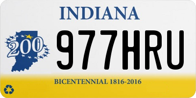 IN license plate 977HRU