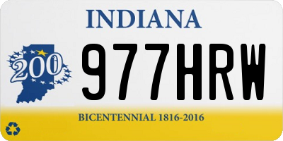 IN license plate 977HRW