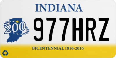 IN license plate 977HRZ