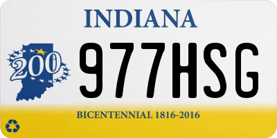 IN license plate 977HSG